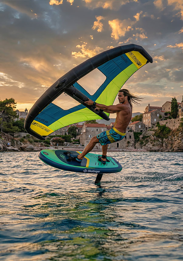 SKATINGER Foil-Board für Hydrofoil-Fahrten und leistungsorientierten Wassersport