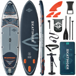 Skatinger Angel-Graues Touring-Paddel-SUP-Board – Stabil, Vielseitig & Abenteuerlich