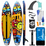 Skatinger Graffiti Yellow Touring SUP Board – Charakter, Kontrast, Leistung