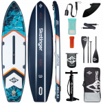 Skatinger Thor Blue Allround Paddle SUP Board – Leicht, Sanft, Kontrolliert