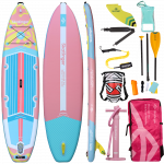 Skatinger White Night Glow SUP Board – Stabilität, Komfort, Entspannung