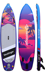 Skatinger Upgraded Sunset Allround SUP Board – Kontrolle, Fluss, Ausdauer