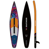 Skatinger CMYK Orange Racing SUP Board – Präzision, Kraft, Unaufhaltsam