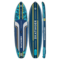 Skatinger Leafy Expedition Blue Allround SUP Board – Geschwindigkeit, Stabilität, Kontrolle