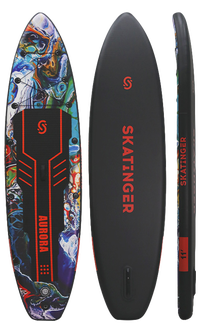 Skatinger Aurora Black Allround SUP Board – Mutig, Himmlisch, Leistungsstark