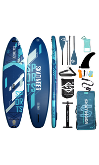 Skatinger Blue Sports Yoga SUP Board – Stabilität, Balance, Kontrolle