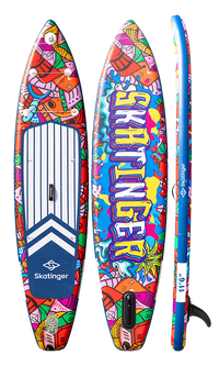 Skatinger Graffiti Red Touring SUP Board – Stabilität, Kontrolle, Ausdruck