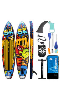 Skatinger Graffiti Yellow Touring SUP Board – Charakter, Kontrast, Leistung