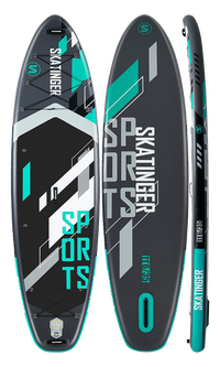 Skatinger Grey Sports Yoga SUP Board – Fokus, Kraft, Präzision