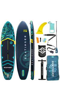 Skatinger Prana Dark Blue Allround SUP Board – Stabilität, Grip und Sicherheit