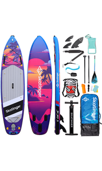 Skatinger Upgraded Sunset Allround SUP Board – Kontrolle, Fluss, Ausdauer