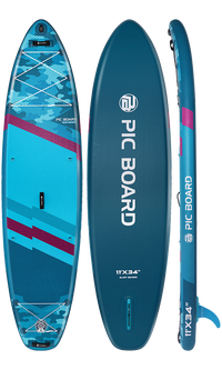 Skatinger Camouflage Blue Allround SUP Board – Kraft, Stabilität, Kontrolle