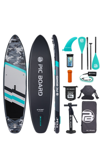 Skatinger Camouflage Grey Allround SUP Board – Kraft, Breite, Zuverlässigkeit