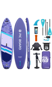Skatinger Camouflage Purple Allround SUP Board – Stil, Balance, Vielseitigkeit