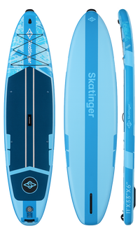 Skatinger Ice Age Blue Touring SUP Board – Ruhe, Klarheit, Kontrolle