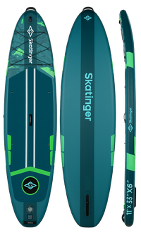 Skatinger Ice Age Green Touring SUP Board – Stabilität, Kontrolle, Abenteuer