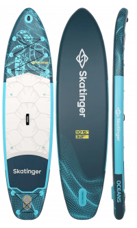 Skatinger Turtle Allround Paddle SUP Board – Stabilität, Komfort, Einzigartigkeit