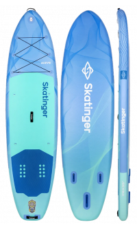 Skatinger Wave Blue Allround SUP Board – Stabil, Sicher, Stark