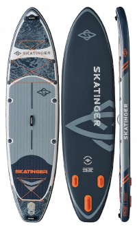 Skatinger Angel-Graues Touring-Paddel-SUP-Board – Stabil, Vielseitig & Abenteuerlich