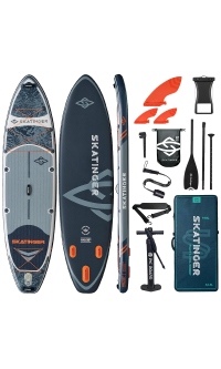 Skatinger Angel-Graues Touring-Paddel-SUP-Board – Stabil, Vielseitig & Abenteuerlich