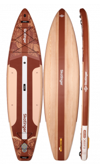 Skatinger Waverider hellbraunes Touring-Paddel-SUP-Board – Natürlich, glatt & zeitlos