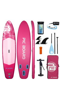 Skatinger Aurora Pink Allround-Paddel-SUP-Board – Geräumig, verspielt & inspirierend