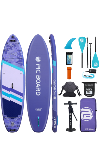 Skatinger Camouflage Purple Allround SUP Board – Stil, Balance, Vielseitigkeit