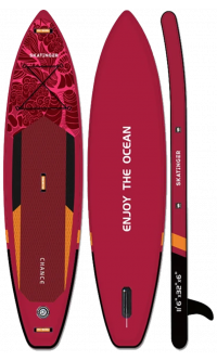 Skatinger Chance Red Allround SUP Board – Agilität, Kraft, Zuverlässigkeit