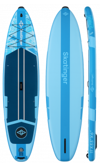 Skatinger Ice Age Blue Touring SUP Board – Ruhe, Klarheit, Kontrolle