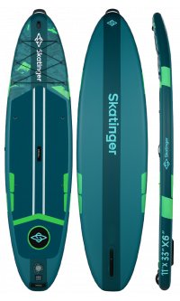 Skatinger Ice Age Green Touring SUP Board – Stabilität, Kontrolle, Abenteuer