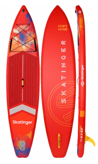 Skatinger Interstellar Red Touring SUP Board – Energie, Stil, Performance