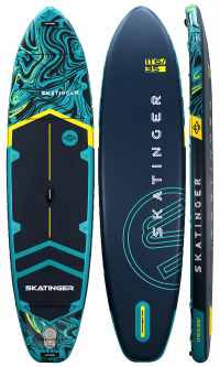 Skatinger Prana Dark Blue Allround SUP Board – Stabilität, Grip und Sicherheit