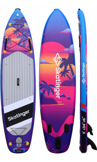 Skatinger Upgraded Sunset Allround SUP Board – Kontrolle, Fluss, Ausdauer