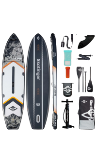 Skatinger Thor Grey Allround SUP Board – Breit, Stabil, Kraftvoll