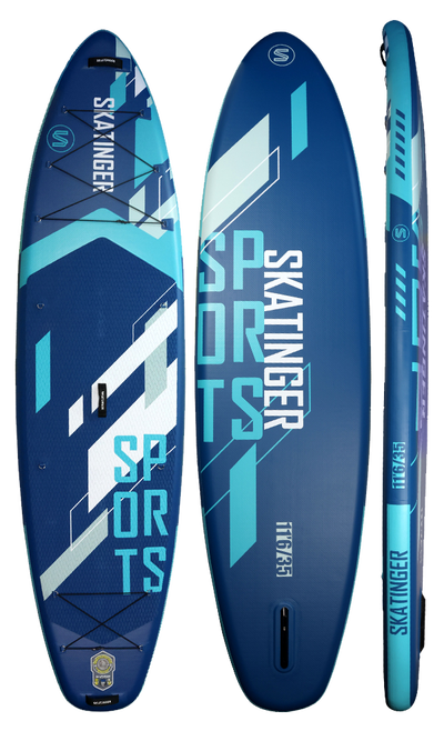 Skatinger Blue Sports Yoga SUP Board – Stabilität, Balance, Kontrolle