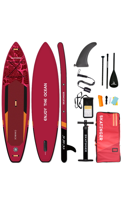 Skatinger Chance Red Allround SUP Board – Agilität, Kraft, Zuverlässigkeit