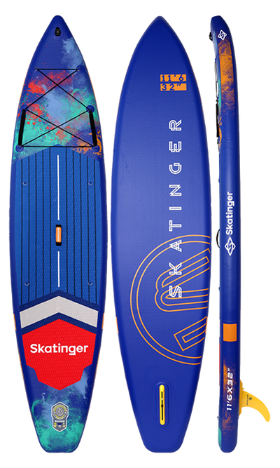 Skatinger Interstellar Blue Touring SUP Board – Stabilität, Stil, Vielseitigkeit