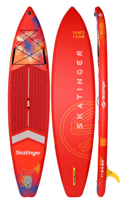 Skatinger Interstellar Red Touring SUP Board – Energie, Stil, Performance