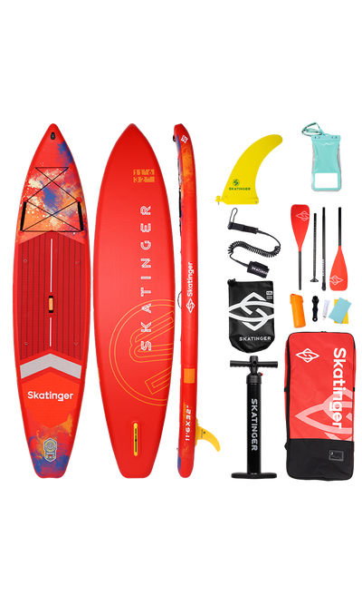 Skatinger Interstellar Red Touring SUP Board – Energie, Stil, Performance