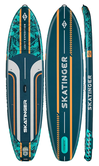 Skatinger Leafy Expedition Green Allround SUP Board – Stabilität, Ausdauer, Kontrolle