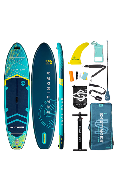 Skatinger Prana Light Blue SUP Allround Board – Stabilität, Komfort und Leichtigkeit
