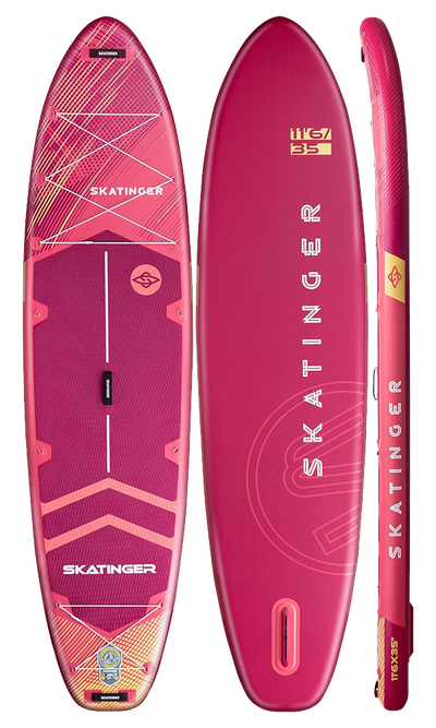 Skatinger Prana Red Allround SUP Board – Kraft, Balance und Ausdauer
