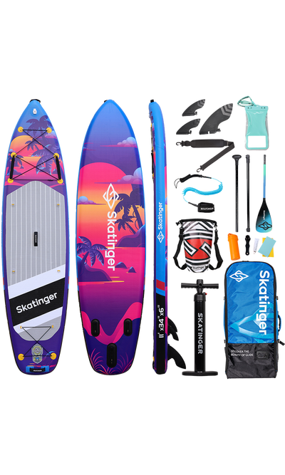 Skatinger Upgraded Sunset Allround SUP Board – Kontrolle, Fluss, Ausdauer