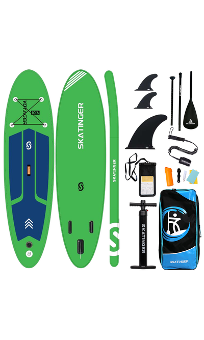 Skatinger Voyager Grass Green Allround SUP Board – Energie, Stabilität, Kontrolle