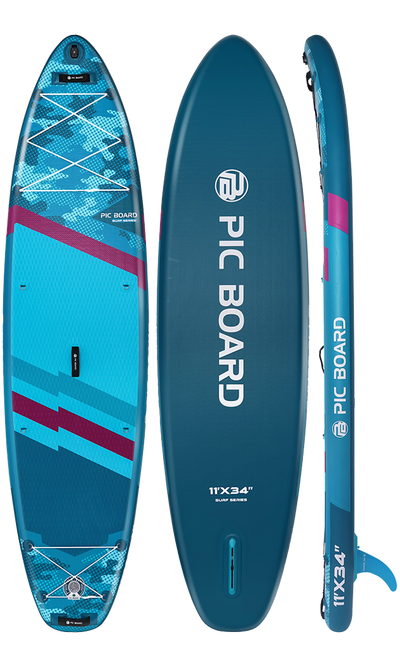 Skatinger Camouflage Blue Allround SUP Board – Kraft, Stabilität, Kontrolle