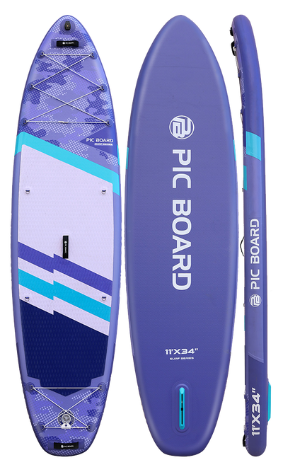 Skatinger Camouflage Purple Allround SUP Board – Stil, Balance, Vielseitigkeit