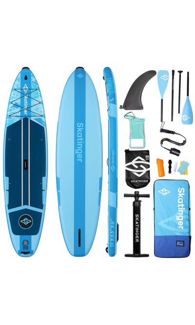 Skatinger Ice Age Blue Touring SUP Board – Ruhe, Klarheit, Kontrolle
