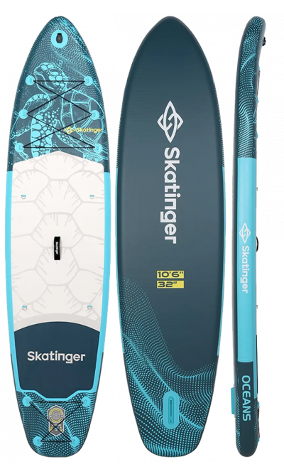 Skatinger Turtle Allround Paddle SUP Board – Stabilität, Komfort, Einzigartigkeit