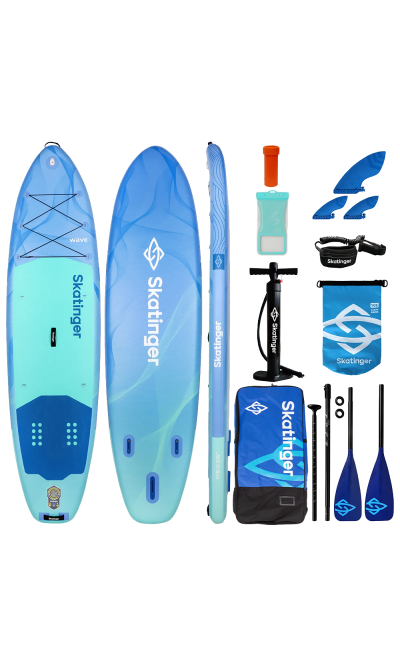 Skatinger Wave Blue Allround SUP Board – Stabil, Sicher, Stark