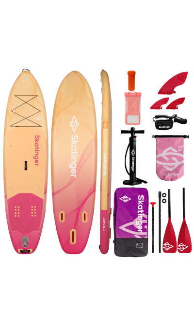 Skatinger Wave Yellow Allround SUP Board – Stilvoll, Stabil, Sicher
